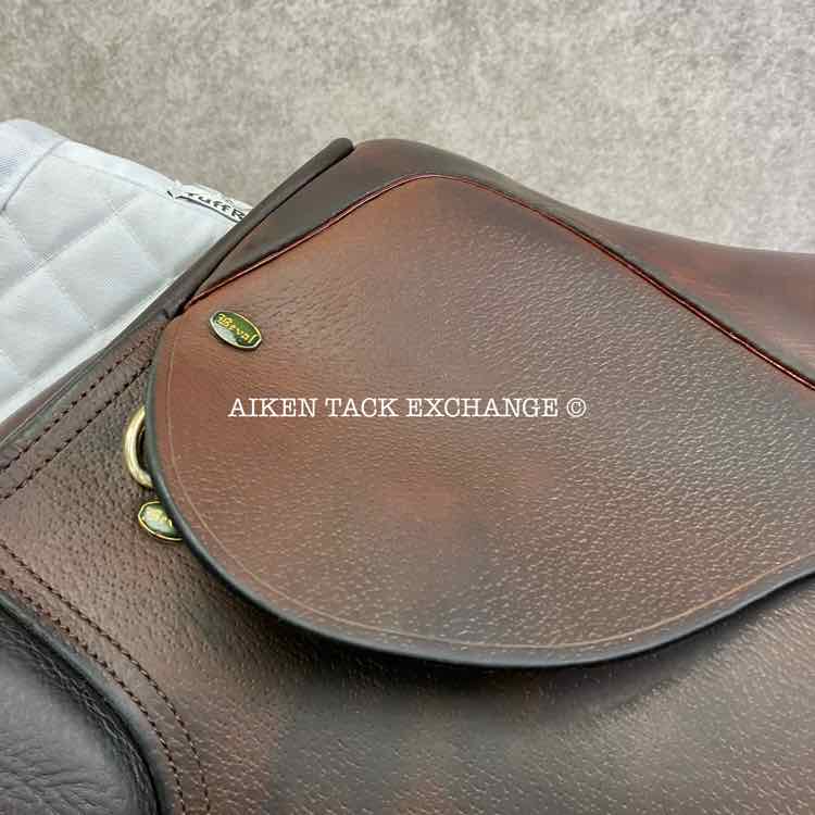 Beval LTD The Natural Close Contact Jump Saddle, 18" Seat, Medium Tree, Foam Panels