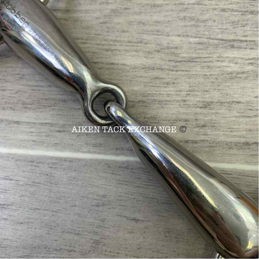 Stubben Single Jointed Hollow Mouth Loose Ring Bit, Brand New, 5"