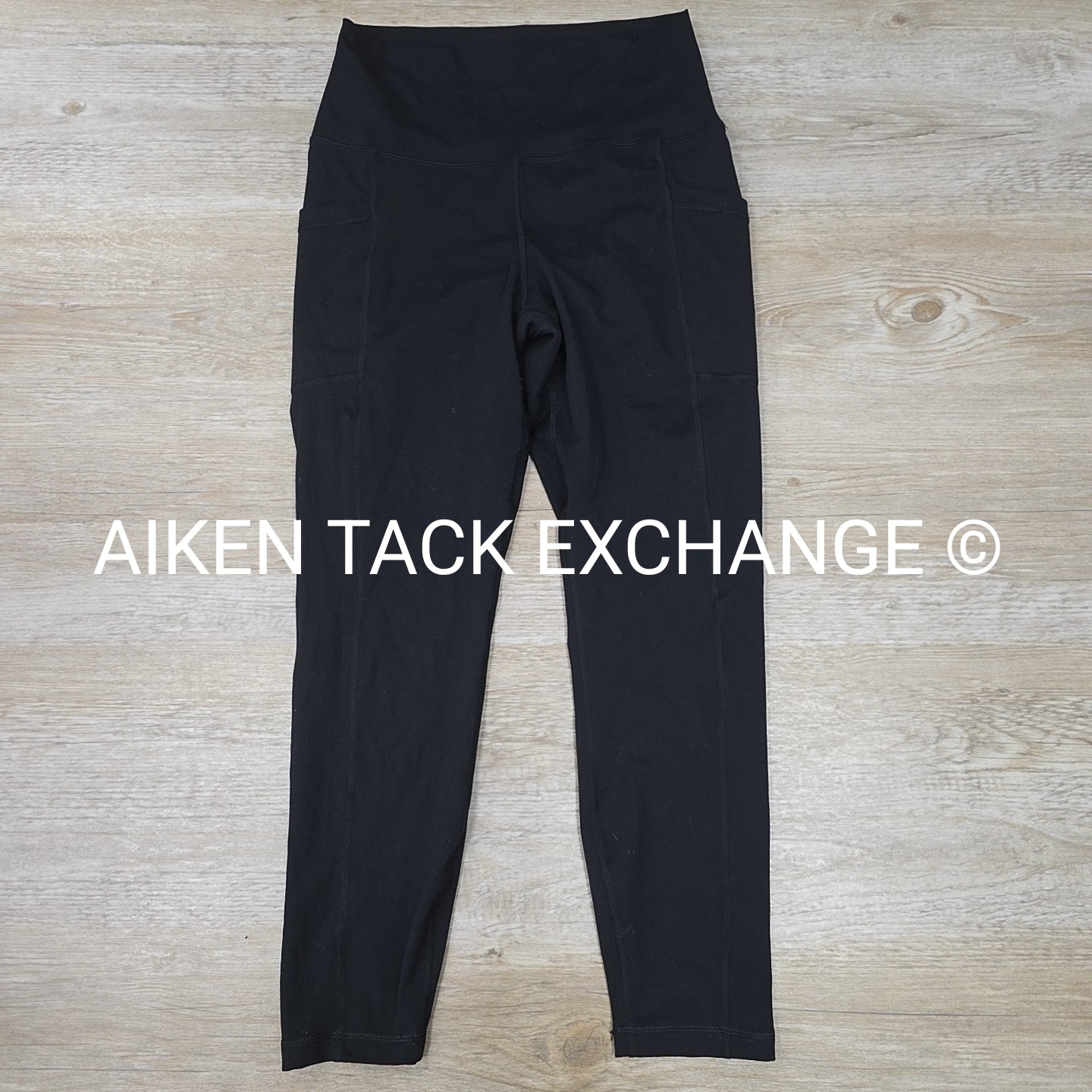 Yogalicious Lux Hi-Rise Tribeca Ankle Tights w/ Pockets, Women's Size L