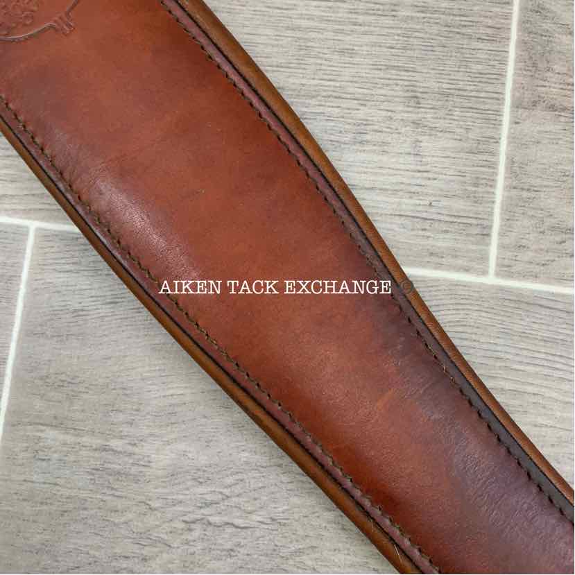 Edgewood Padded Leather Girth, Brown, 50"