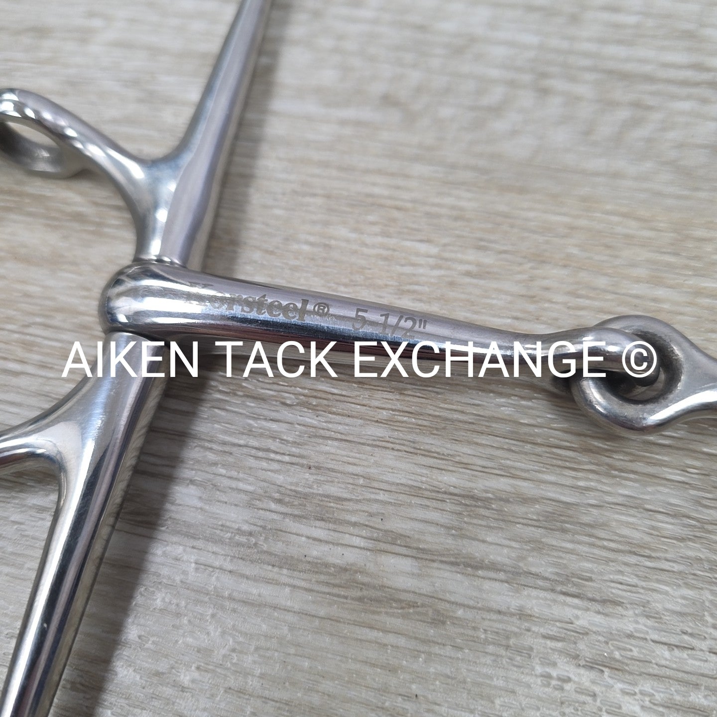 Korsteel Single Joint Full Cheek Gag Bit, 5.5"