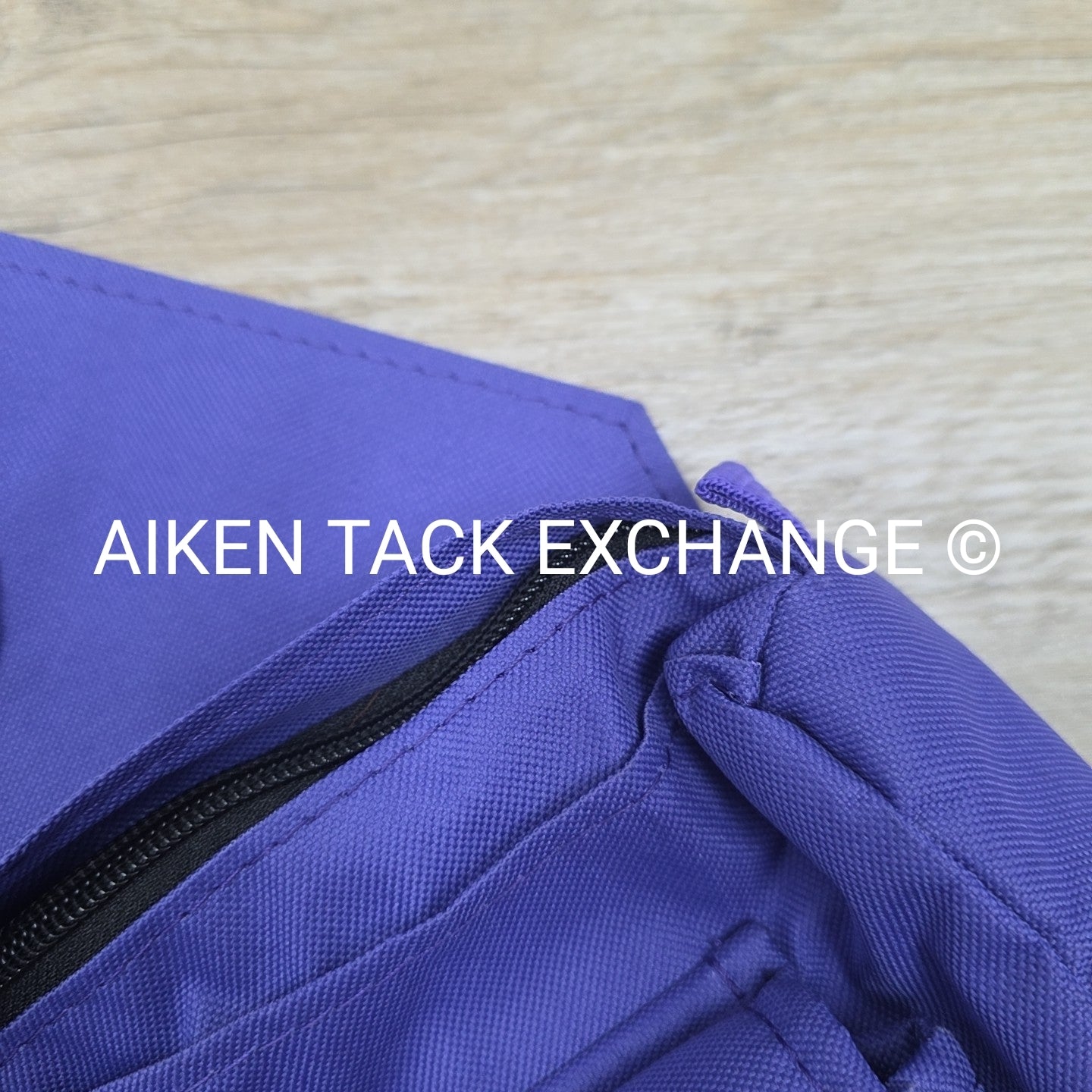 Nylon Multi-Pocket Saddle Bag for Horn, Purple