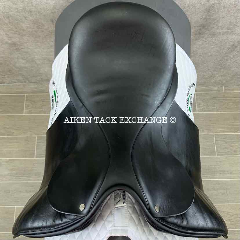 2003 Frank Baines Elegance Dressage Saddle, 17.5" Seat, Medium Tree, Wool Flocked Panels