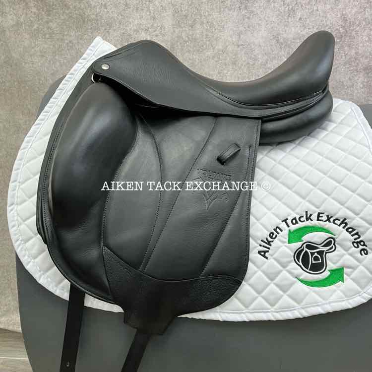 **SOLD** 2015 Voltaire Adelaide Monoflap Dressage Saddle, 17" Seat, 2A Flap, Medium Wide Tree, XFIN Panels, Full Buffalo Leather