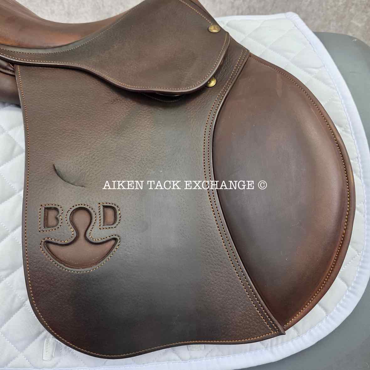 2019 Bruno Delgrange Nino Close Contact Jump Saddle, 15.5" Seat, 1A Flap, M/MW Tree, Foam Panels