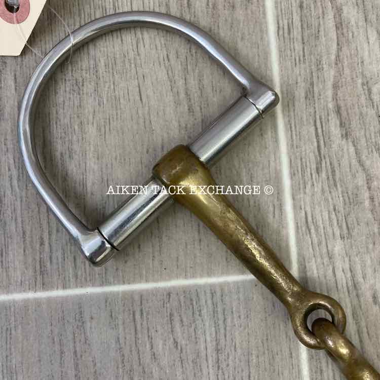 Herm Sprenger KK Shaped Aurigan Single Joint D Ring Bit 5.5"