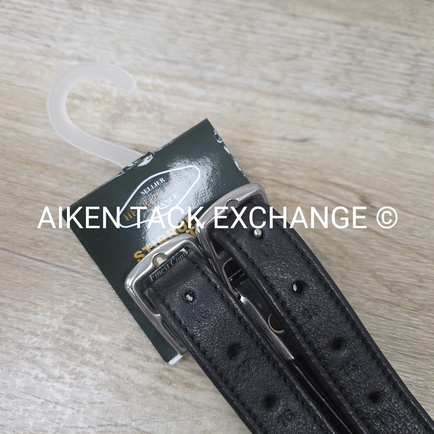 HDR Triple Covered Close Contact Stirrup Leathers, Black, 60"