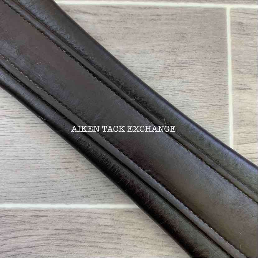 CWD Hunter Classic Leather Girth with Double End Elastic, Brown, 50"