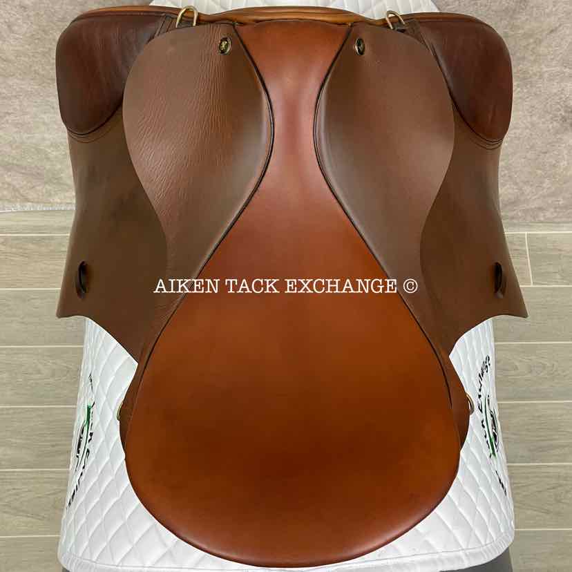2009 Centaur by Michael Stokes All Purpose Saddle, 17.5" Seat, Medium Wide Tree, Wool Flocked Panels