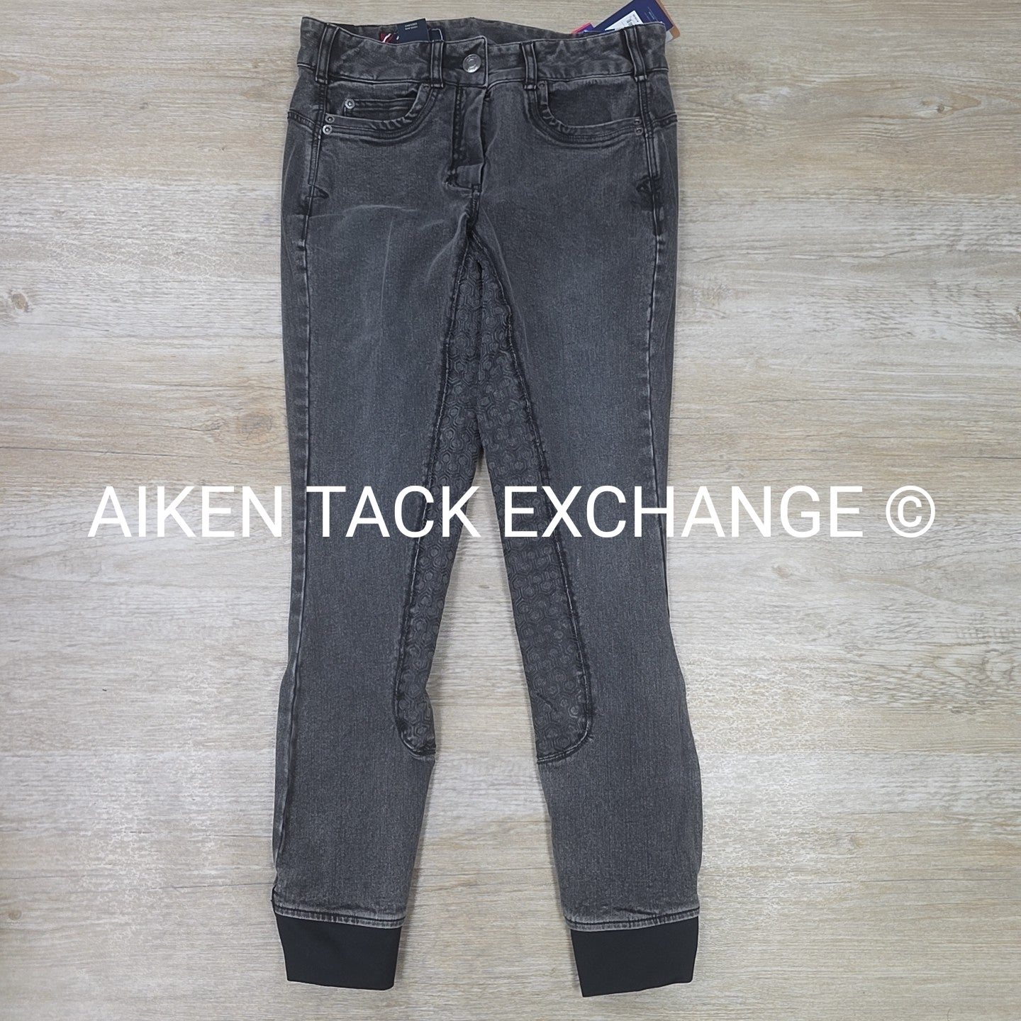 Ariat Halo G Denim Silicone Grip Full Seat Breeches, Size 24