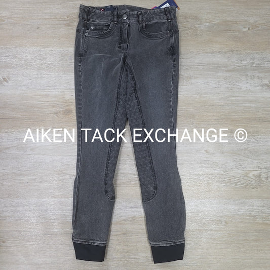 Ariat Halo G Denim Silicone Grip Full Seat Breeches, Size 24