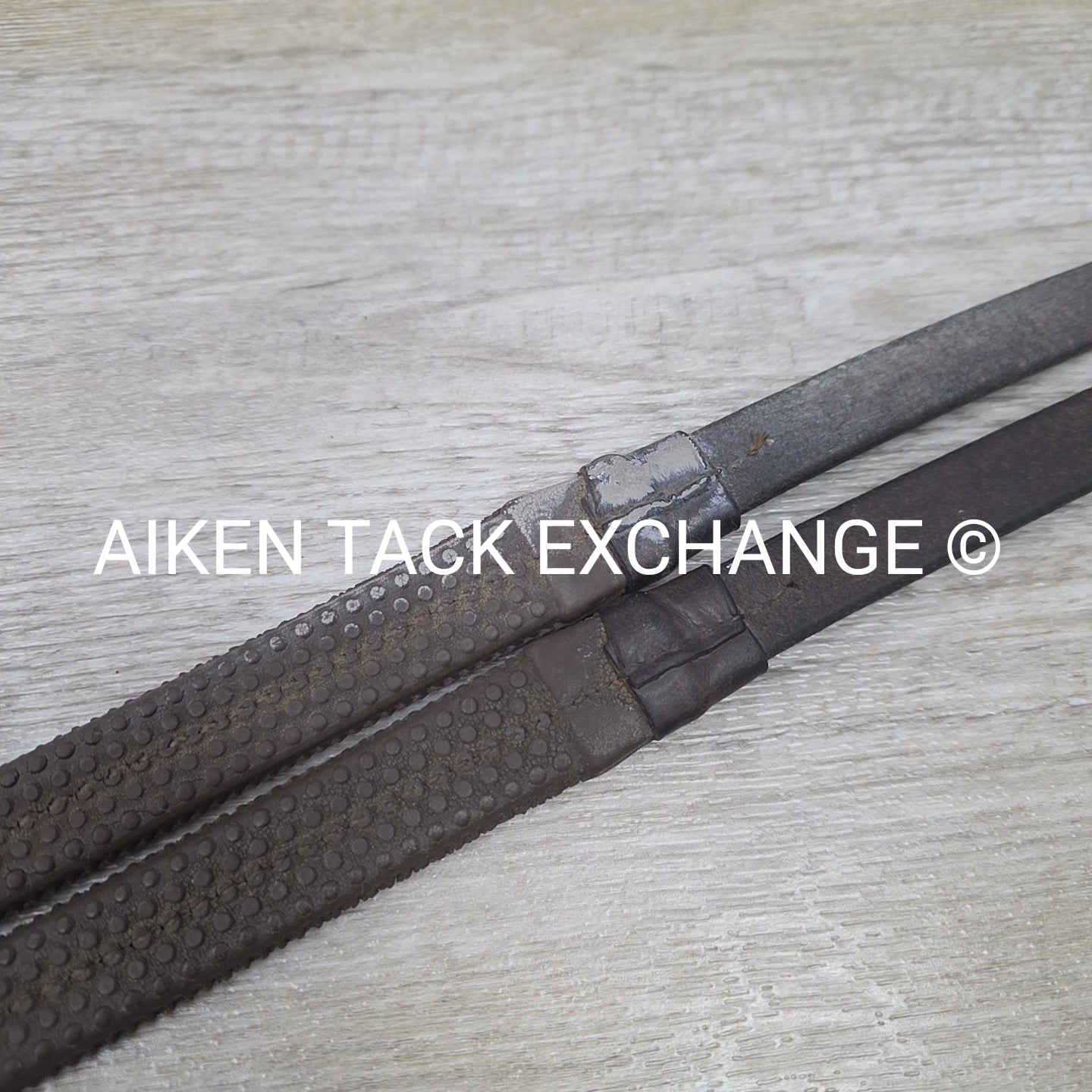 Nunn Finer Heavy Duty Rubber Reins, Brown, 60"