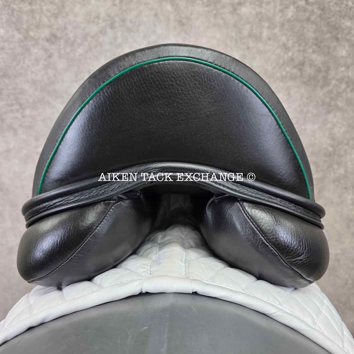 2023 Envy by Custom Saddlery Motion Monoflap Dressage Saddle, 17" Seat - Short Flap, Adjustable Tree, Wool Flocked Panels