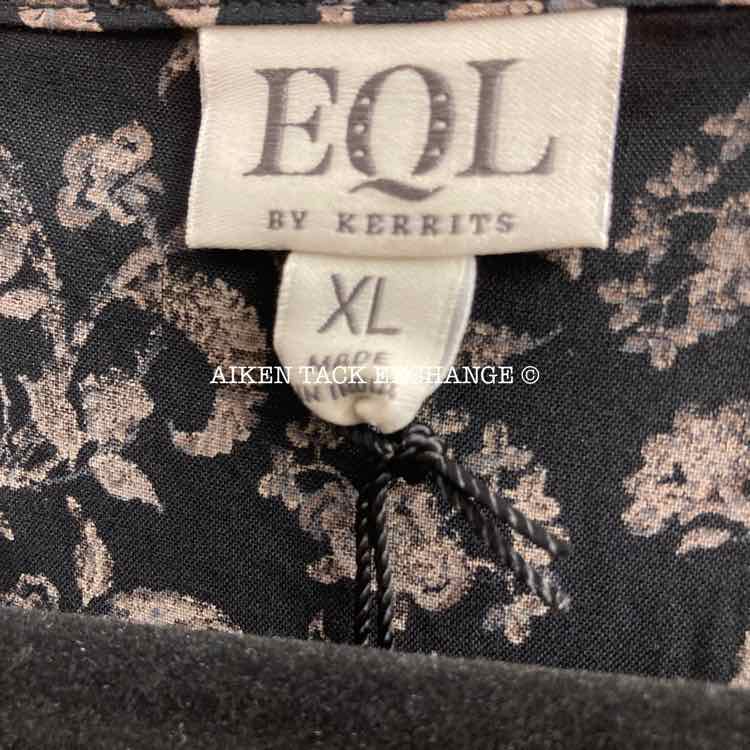 Kerrits EQL Model Button Front Dress, Black Cheval, Size XLarge