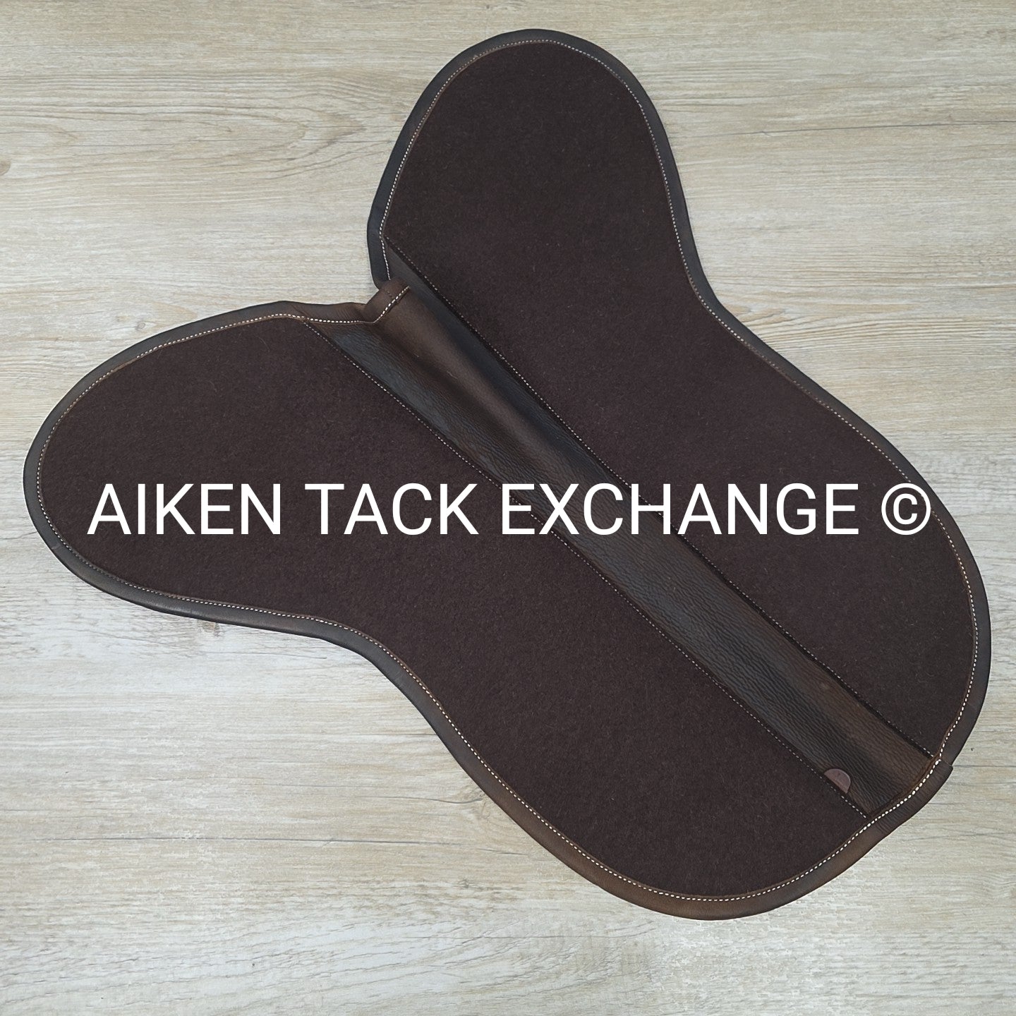 Voltaire Leather & Felt Half Pad, Size Large