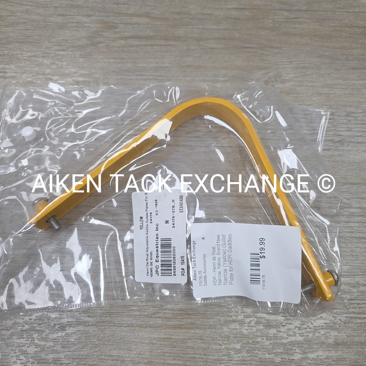 Narrow (Yellow) Gullet Plate for HDR Saddles