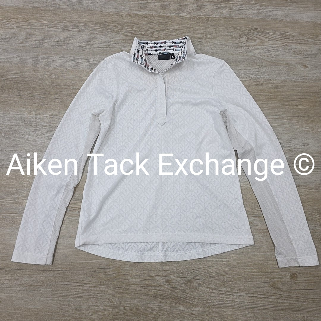 Kerrits Long Sleeve Show Shirt, Size Medium
