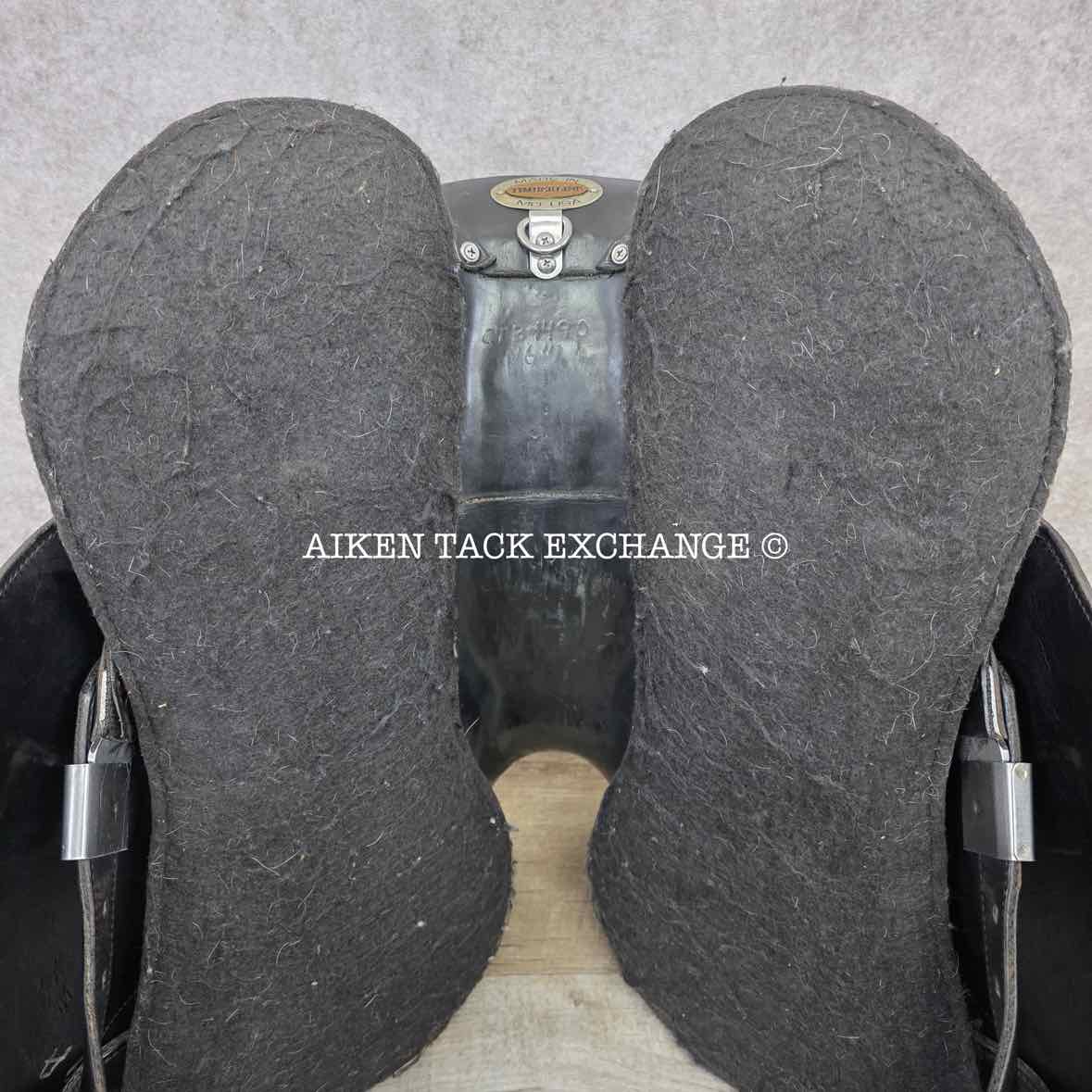 Timberline Evolution Dressage Endurance Saddle, 16" Seat, Auto-Adjusting Flex Panels
