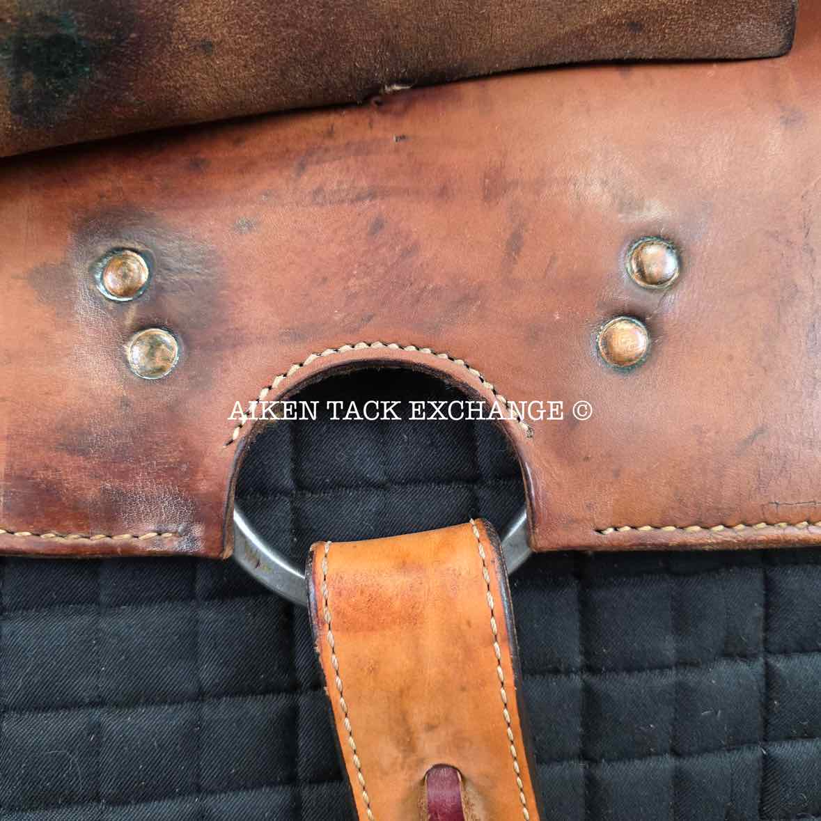 CC Saddlery Charles Crawley Western Saddle, 15.5" Seat, Wide Tree - Full QH Bars