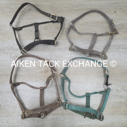 BARGAIN BUNDLE: 4 Weaver Leather Nylon Halters, Size Horse