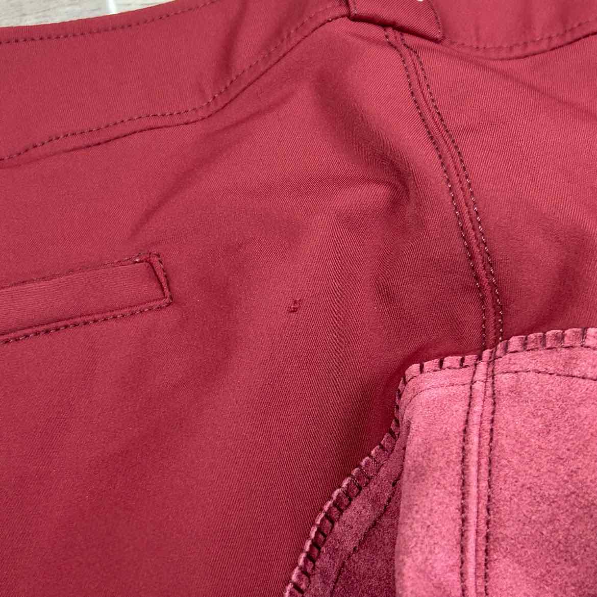 SmartPak Hadley High-Rise Full Seat Breeches in Merlot, Size 36 R