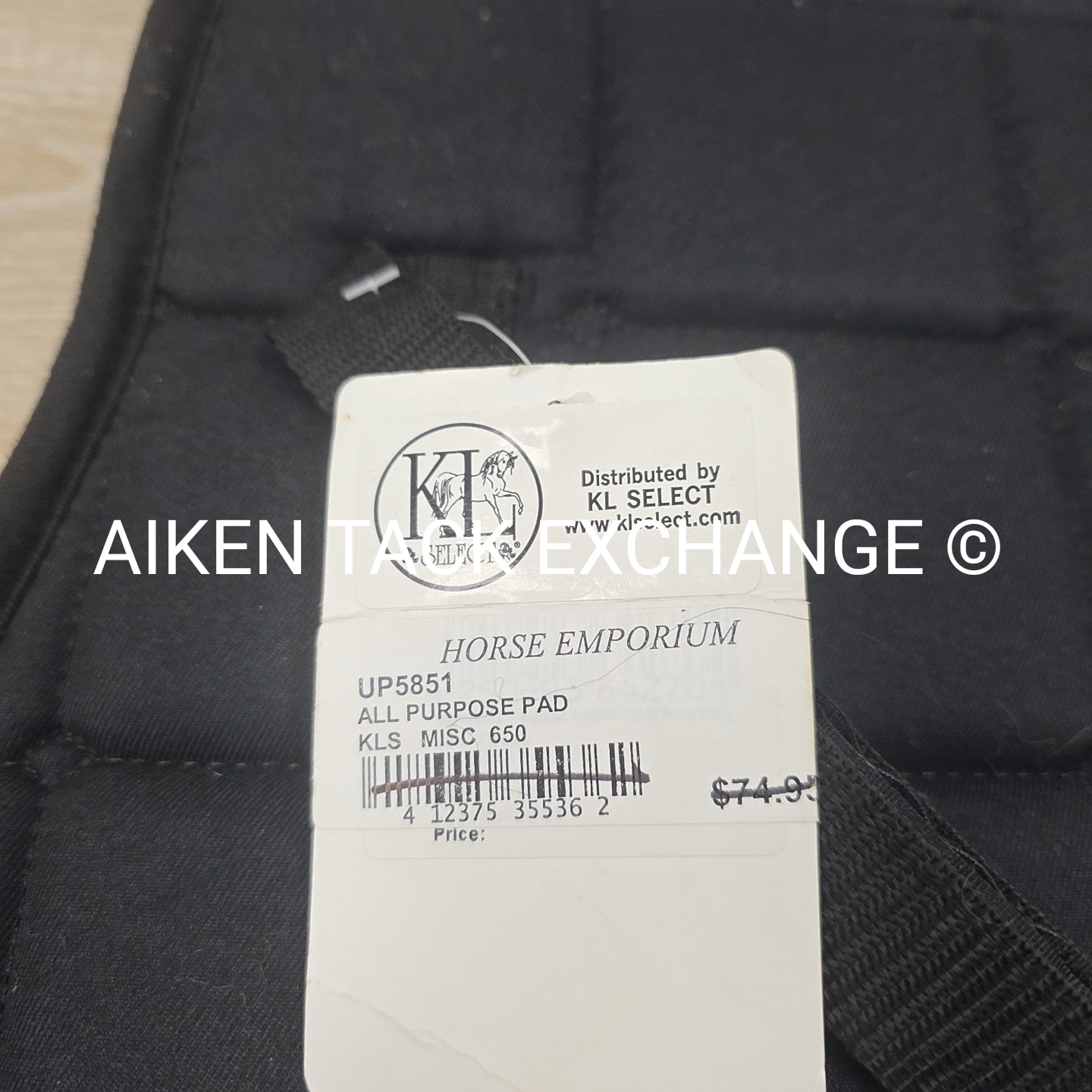 KL Select USG All Purpose Saddle Pad