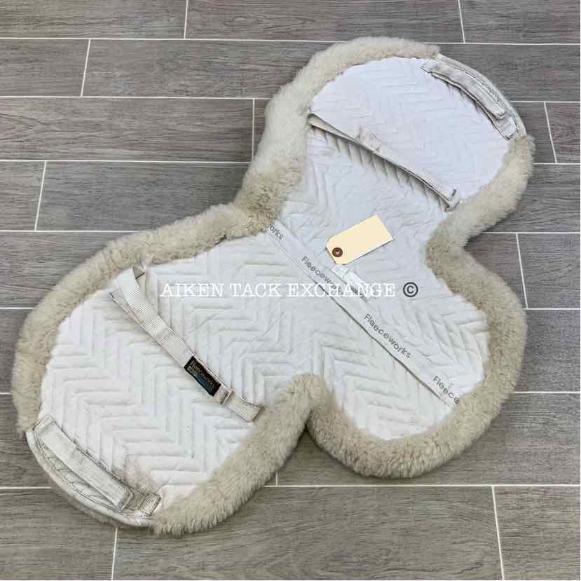 Fleeceworks Sheepskin Contour Saddle Pad, Size Medium