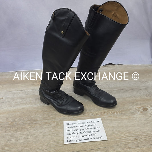 Ariat Heritage Contour Tall Zip Field Boots, Women's 8, Height Short, Calf Wide