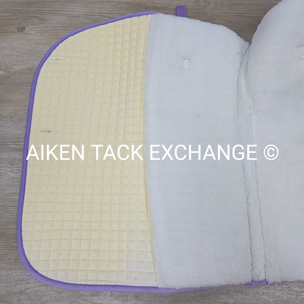 PRI Continental Double Back Cotton Quilted Dressage Pad w/ Fleece Lining