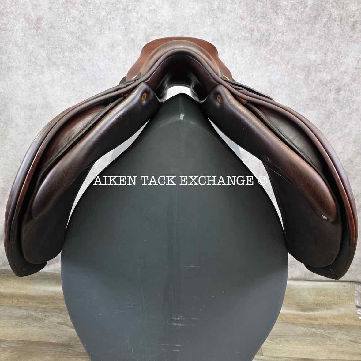 2007 Bruno Delgrange Virtuose Close Contact Jump Saddle, 17.5" Seat, Medium Wide Tree, Foam Panels