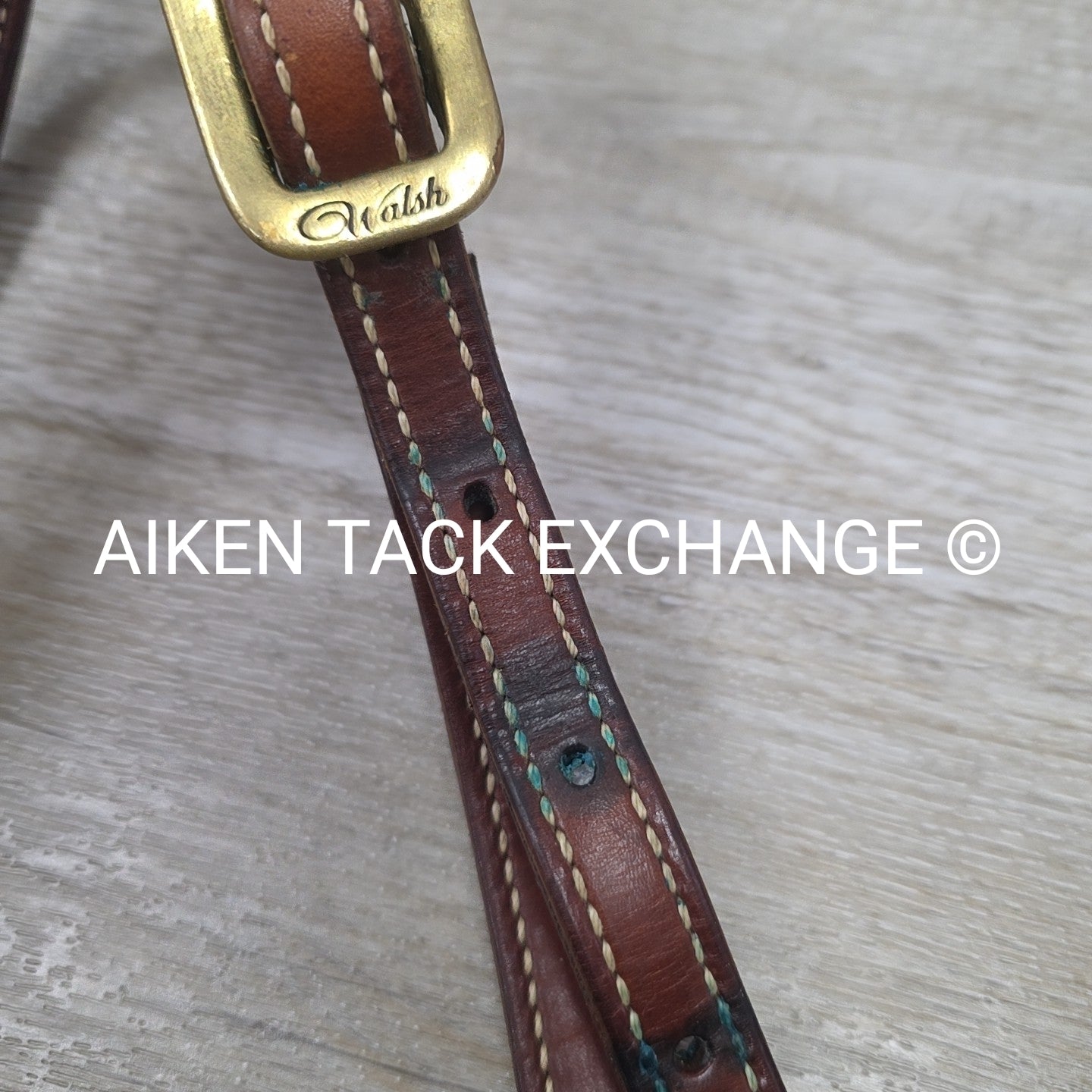 Walsh Leather Grooming Halter, Brown, Size Full