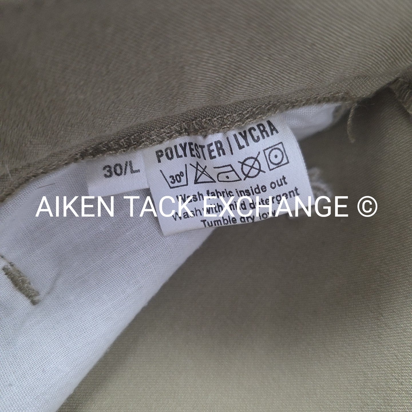 Ovation Knee Patch Side Zip Breeches, Size 30 L