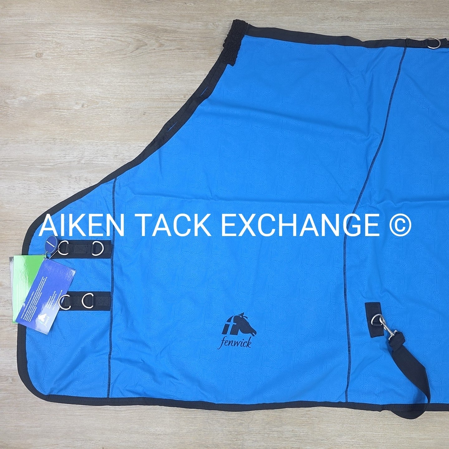 Fenwick Equestrian Softshell Therapeutic Bamboo Blanket, Blue, Size 86"