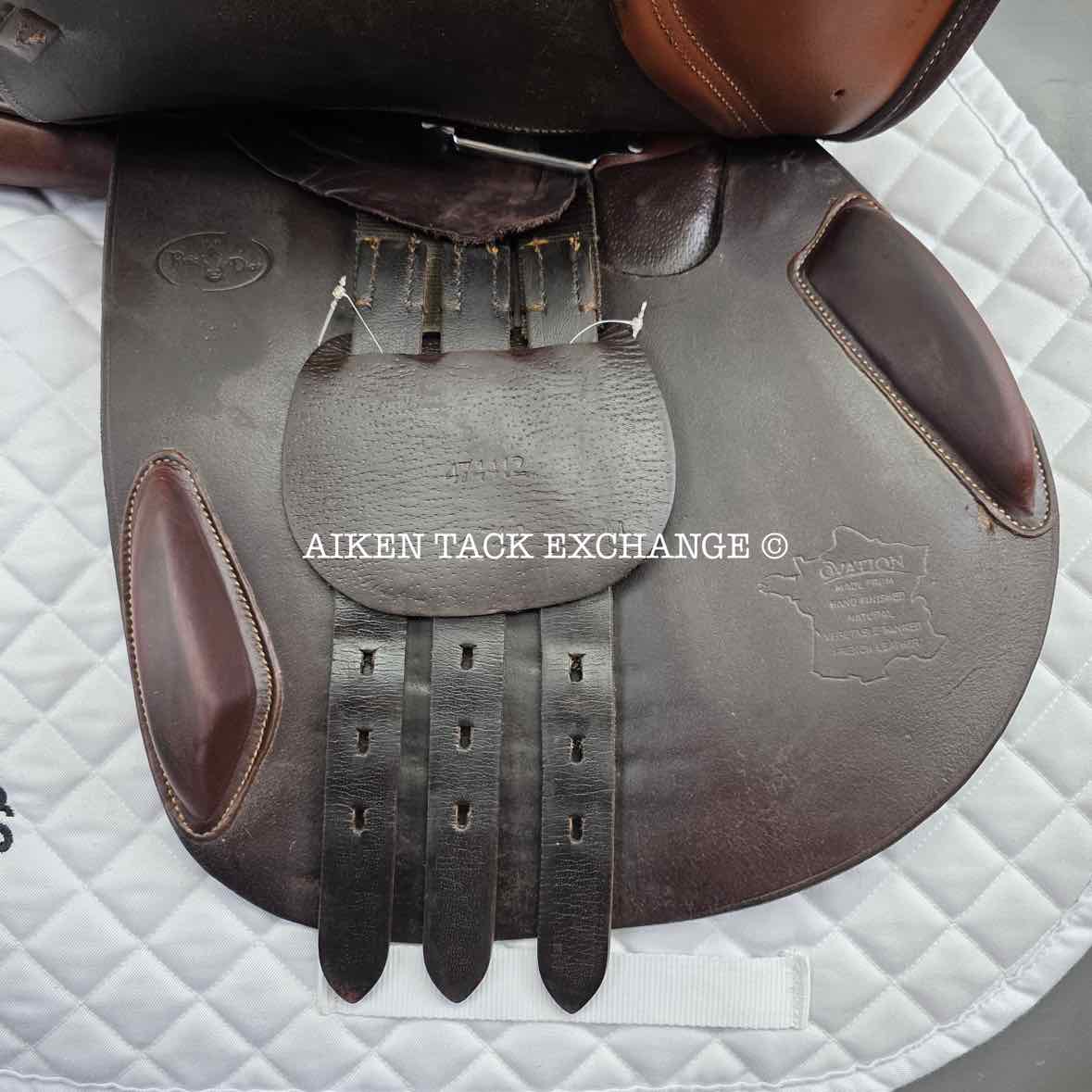 Ovation Ruiz Diaz Close Contact Jump Saddle, 17.5" Seat, Medium Tree, Foam Panels