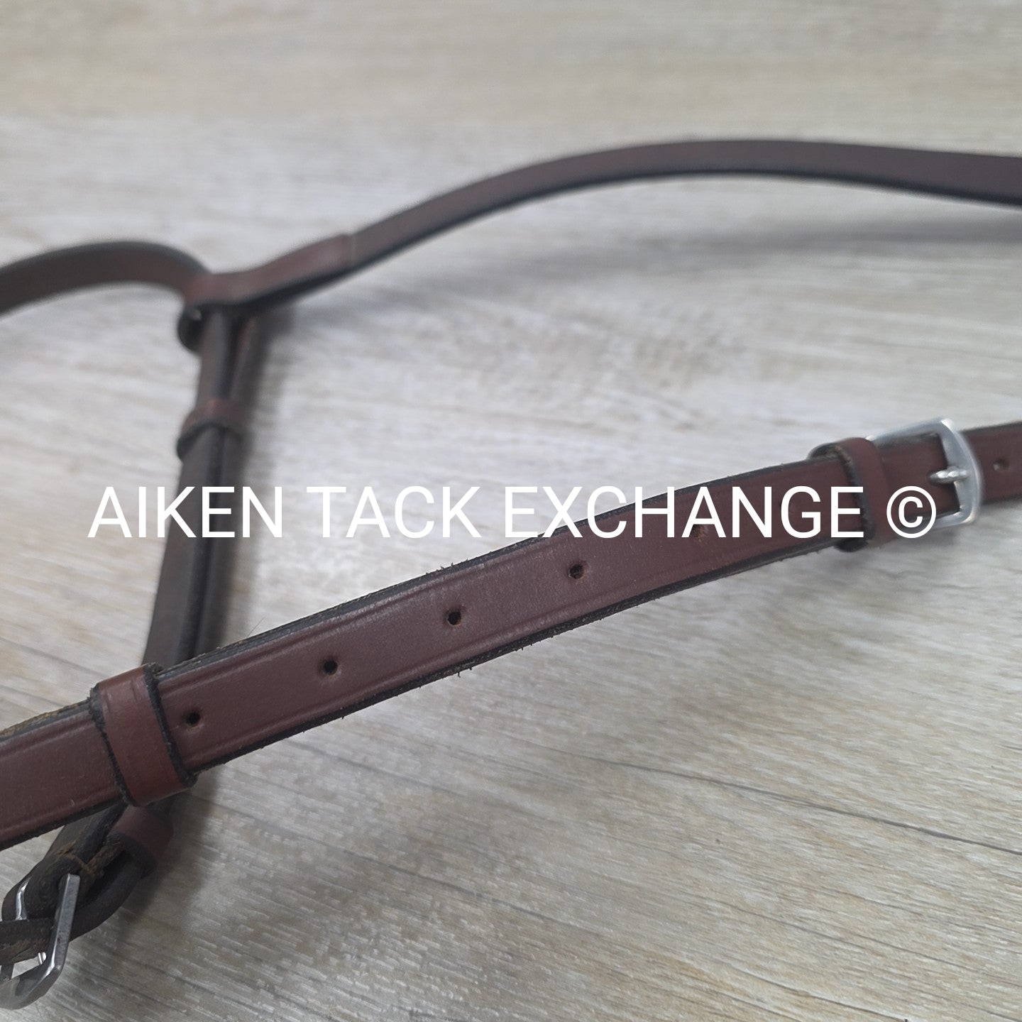 Flat Plain Figure 8 Noseband, Brown, Oversize