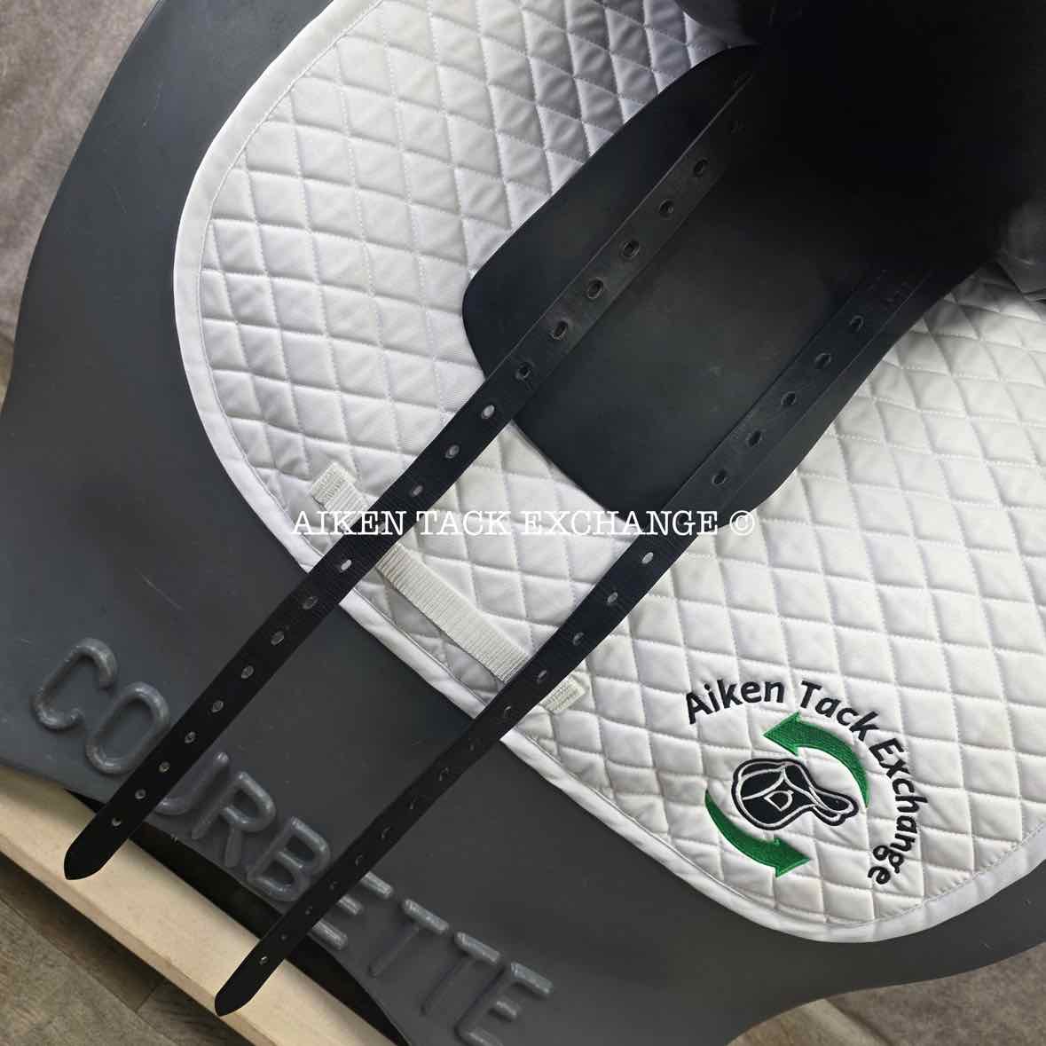 2018 County Inspiration Dressage Saddle, 17.5" Seat, Medium Narrow Tree, Wool Flocked Panels