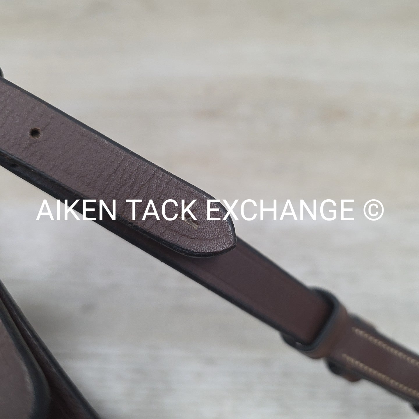 Fancy Stitched Bridle, No Reins, Brown, Size Full