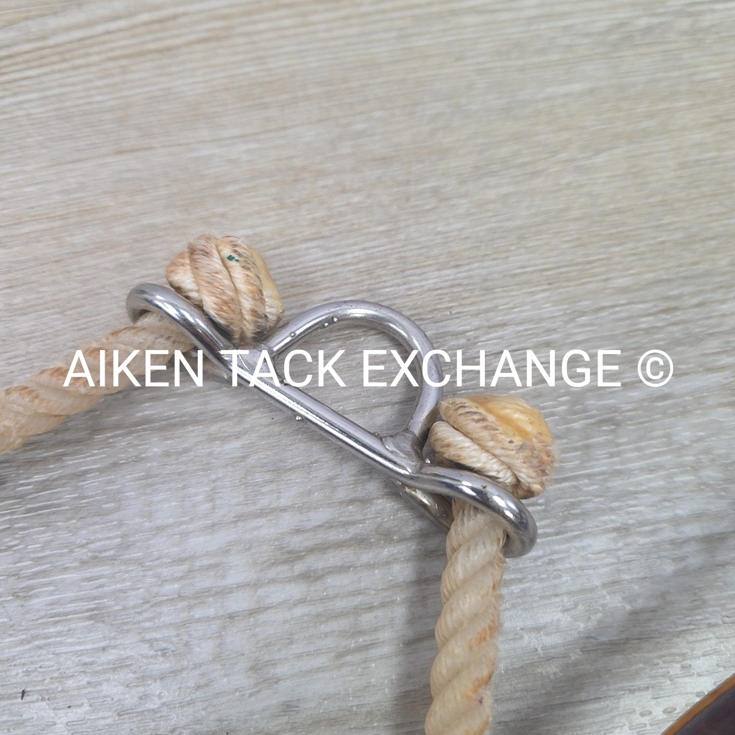 Martin Saddlery Leather Covered Rope Tie Down Noseband