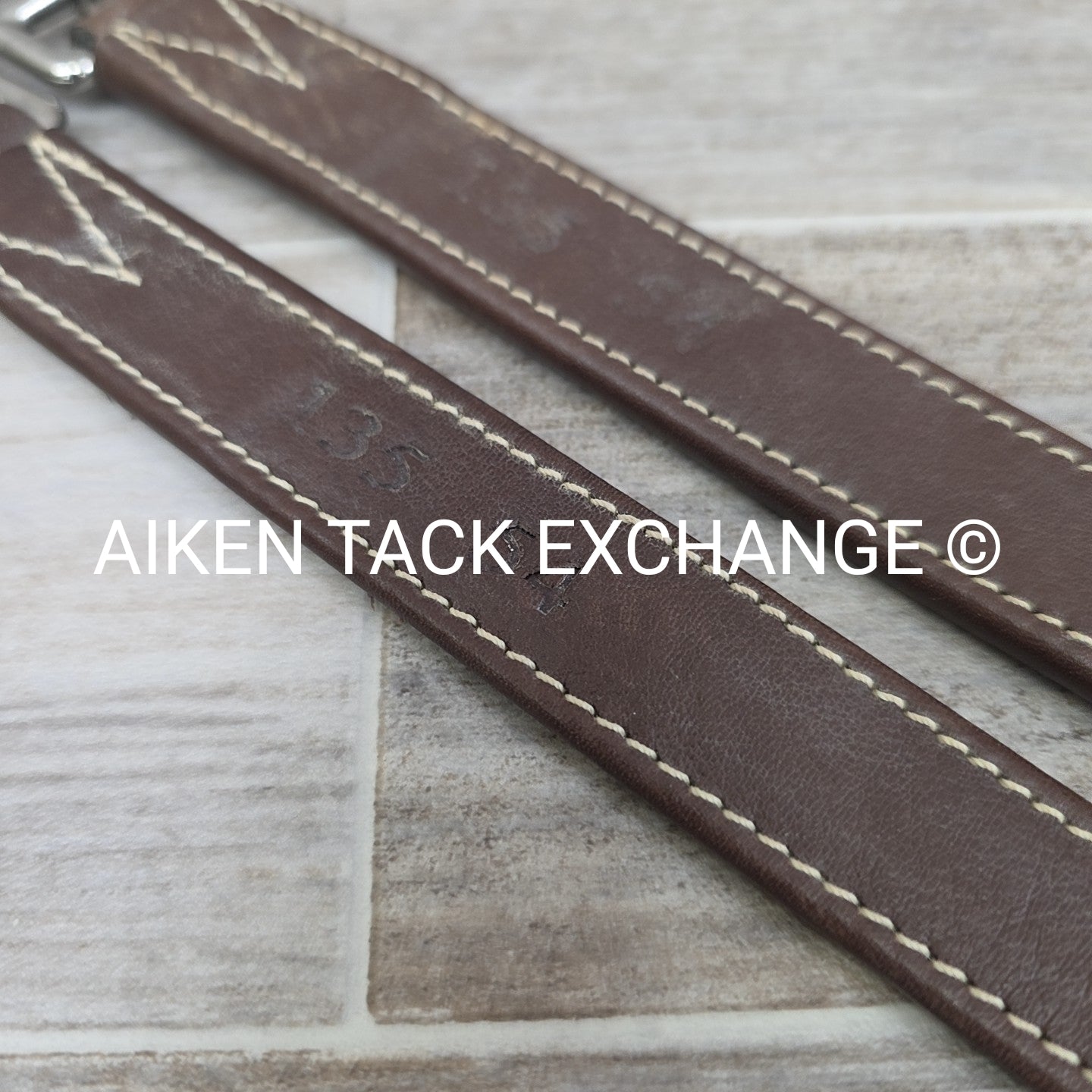 Arion Stirrup Leathers, Brown, Size 54"