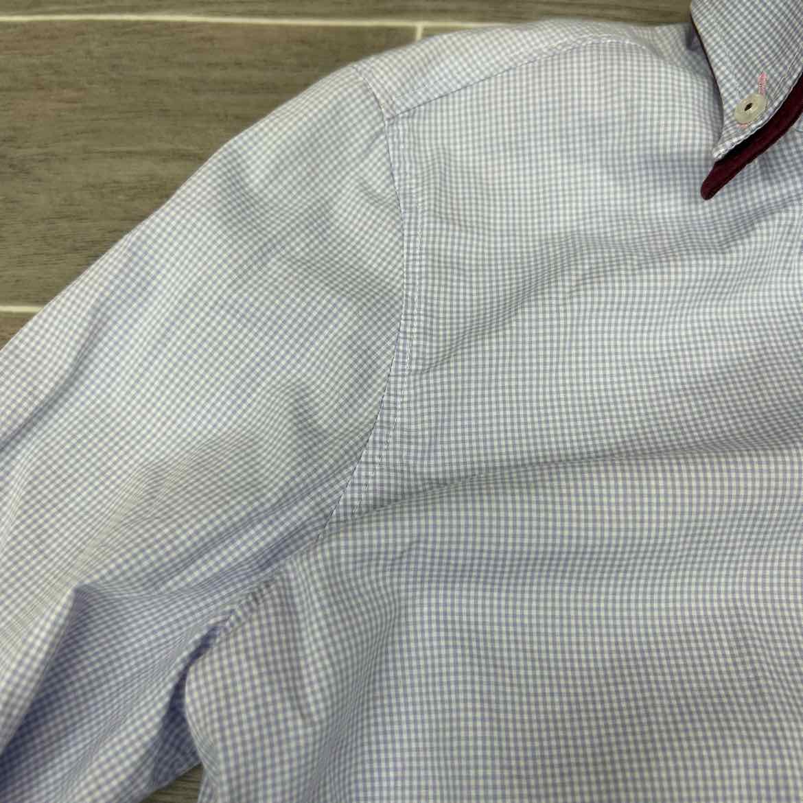 Fior Da Liso Long Sleeve Collared Shirt, Size 10