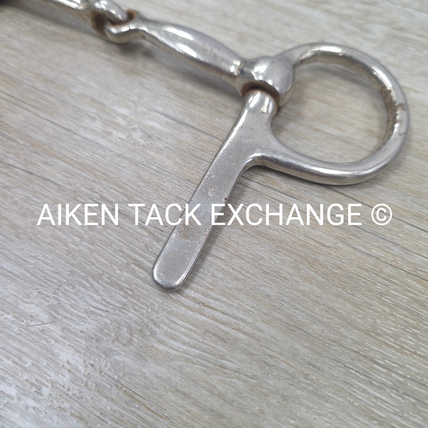 Plated Single Joint Half Cheek Bit 5"