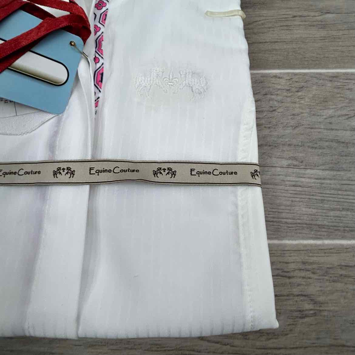 Equine Couture Kelsey Long Sleeve Show Shirt, Size 12