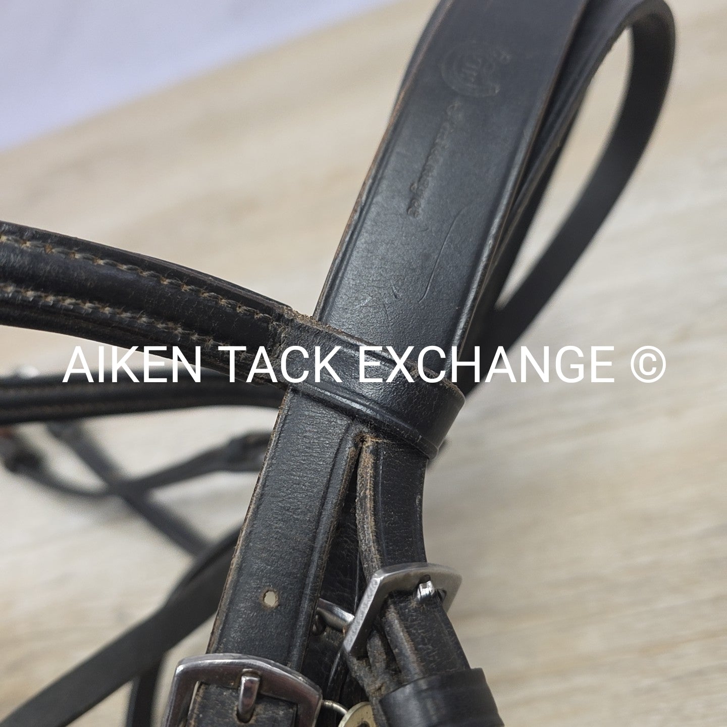 Hintermayer Weymouth Double Bridle, No Reins, Black, Size Full