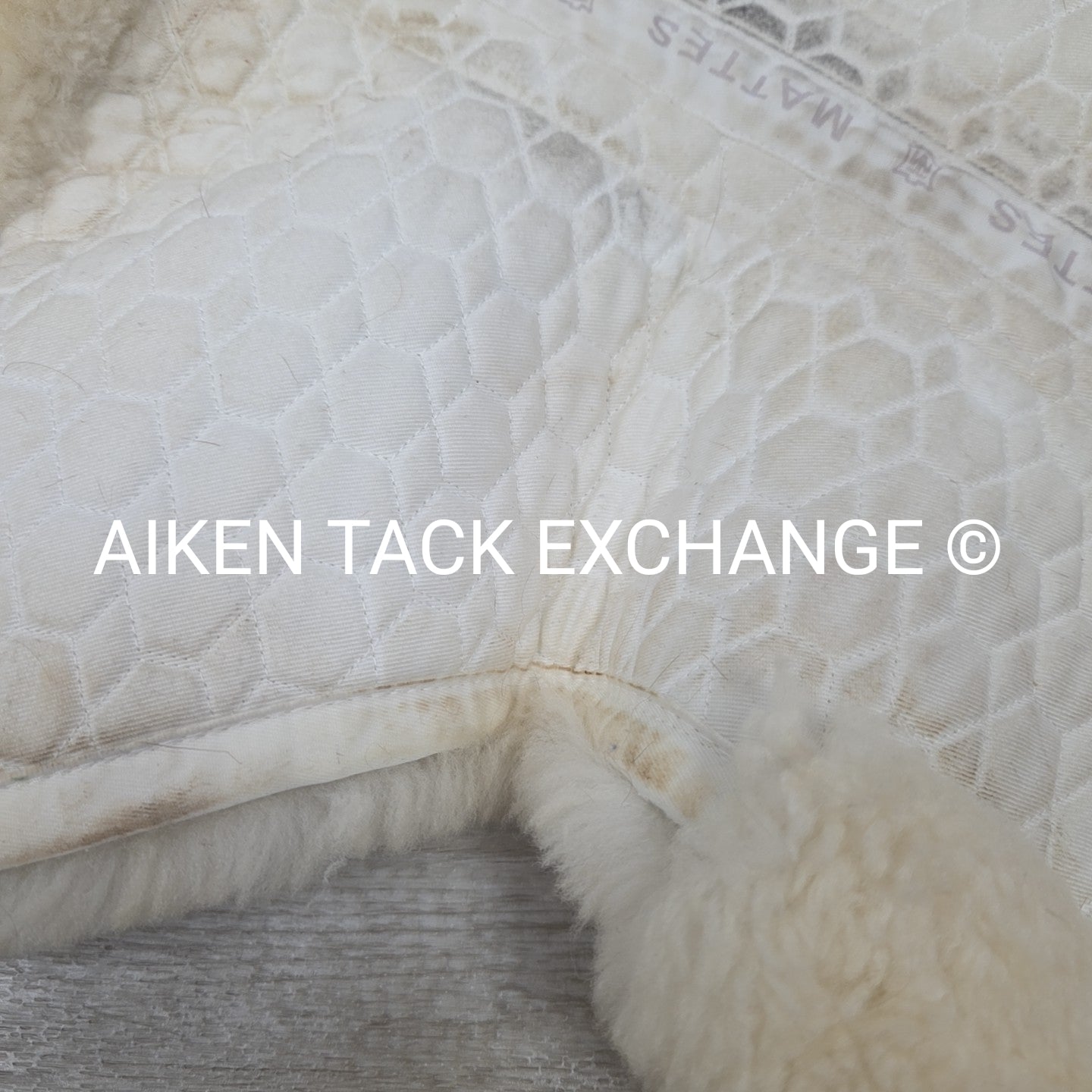Mattes Platinum Sheepskin Half Pad, Dressage, Size Medium