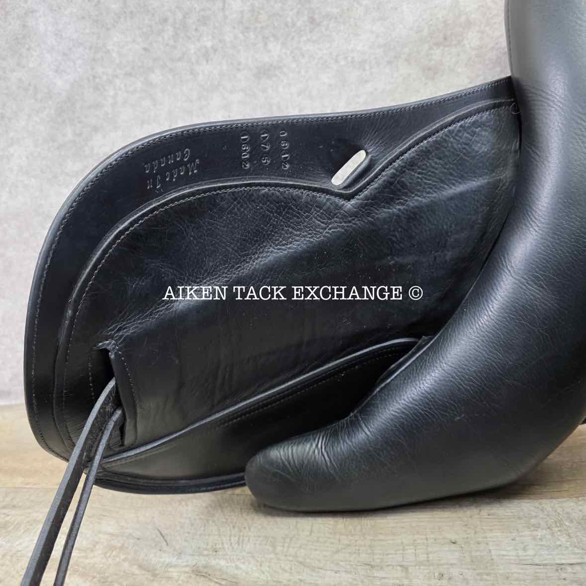 2012 DK Saddlery Liberty Monoflap All Purpose Jump Saddle, 17.5" Seat, Medium Wide Tree, Wool Flocked Panels