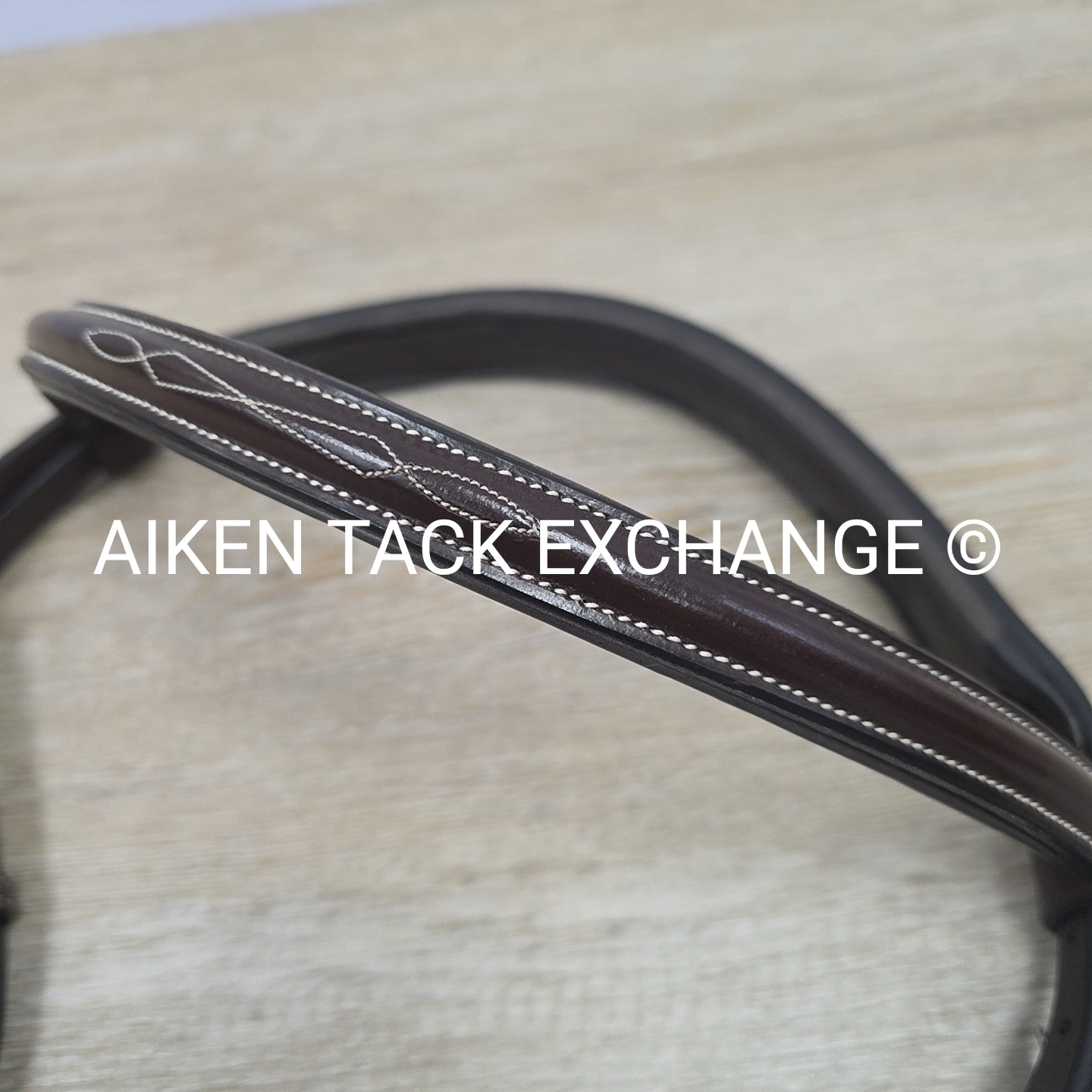 KL Select Black Oak Aster Bridle, No Reins, Oversize