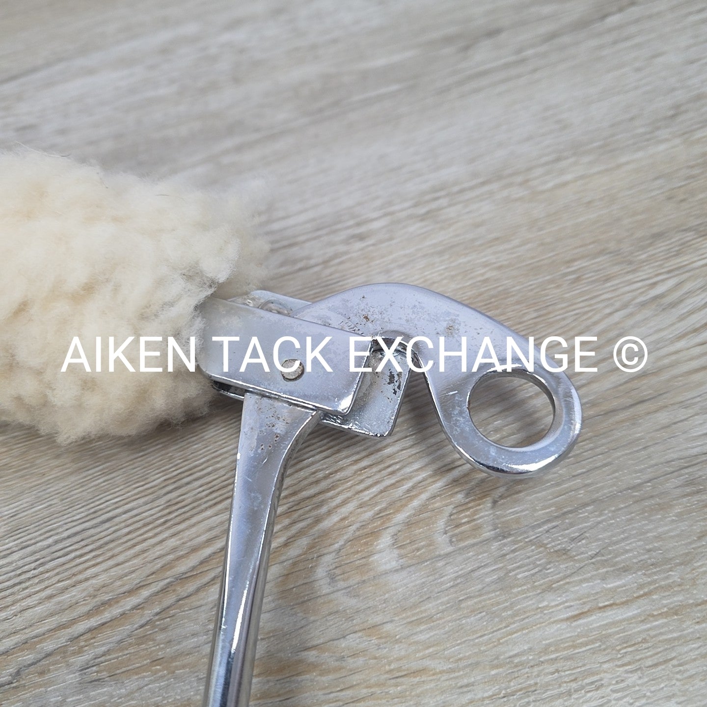 Hackamore with Sheepskin Noseband Cover