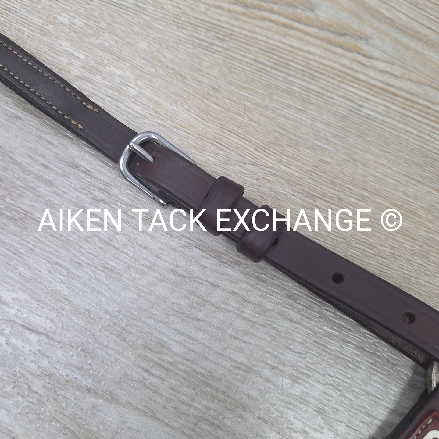 CWD Bridge Breastplate with Wide Elastic, Brown, Size Full (3)