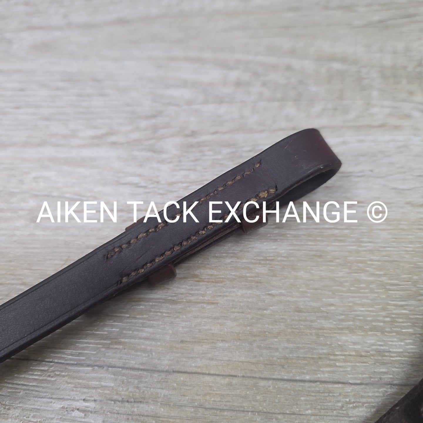 Stubben Plain Laced Reins, Brown, 60"