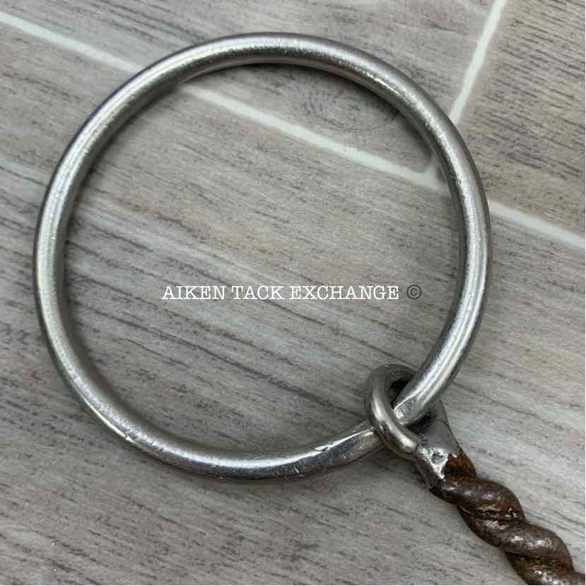 Single Joint Sweet Iron Twisted Wire Loose Ring Bit 5"